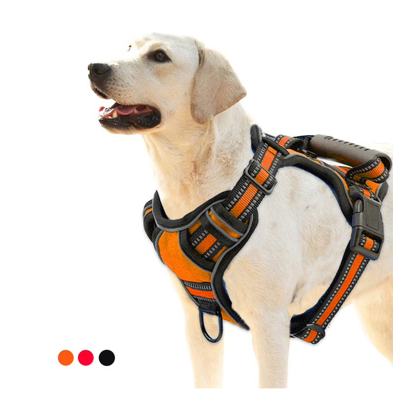 Pettorina per cani anti-tiro, traspirante e riflettente